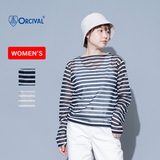 ORCIVAL(オーシバル) 【24春夏】ボートネック L/S プルオーバー #OR-C0350 STJ Tシャツ･カットソー長袖(レディース)