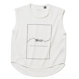 ナンガ(NANGA) ドライ ミックス フレーム ロゴ コンパクト トップ NW2222-1G505 Tシャツ･ノースリーブ(レディース)