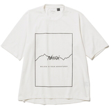 ナンガ(NANGA) ドライ ミックス フレーム ロゴ ラウンド ティー ウィメンズ NW2412-1G502-B Tシャツ･ノースリーブ(レディース)