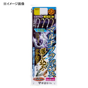 がまかつ(Gamakatsu) マルチフラッシュ落し込みサビキ カラ鈎４本 １０-１２ ケイムラゴールド・ケイムラシルバー 42929