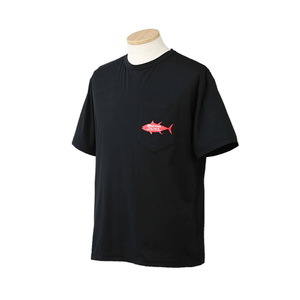 MAZUME(マズメ) ｍａｚｕｍｅ プライムフレックスＴシャツ ＴＵＮＡ Ｍ ブラック×レッド MZAP-764