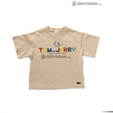 F.O.KIDS(エフ･オー･キッズ) 【24春夏】Kid’s トム&ジェリーコラボ ブロックロゴ  Tシャツ キッズ R207034 半袖シャツ(ジュニア/キッズ/ベビー)