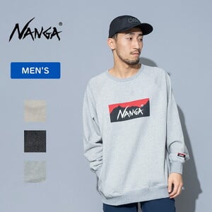 ナンガ(NANGA) エコ ハイブリッド ボックス ロゴ スウェット シャツ N1BLLRG5 スウェット･トレーナー･パーカー