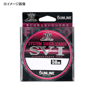 サンライン(SUNLINE) ソルティメイト システムショックリーダー ＳＶ-Ｉ（エスブイ・ワン） ５０ｍ ６号／２２ｌｂ マジカルピンク 1085