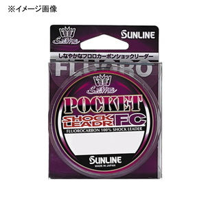 サンライン(SUNLINE) ソルティメイト ポケットショックリーダーＦＣ ３０ｍ ５号／２０ｌｂ クリア 1073