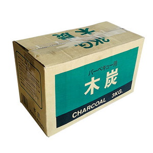 エーワン BBQ木炭3kg(緑箱) A00001