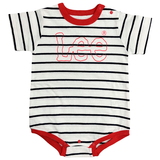 Lee(リー) 【24春夏】Kid’s PRINT S/S ROMPERS BORDER キッズ LK0881-104 ベビーカバーオール