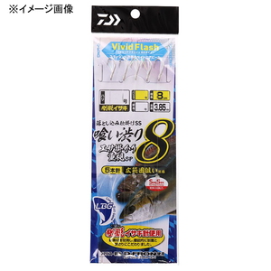 ダイワ(Daiwa) 落とし込み仕掛けＳＳ ＬＢＧ ５本喰い渋り８ エサ掛かり重視ＳＰ 針１０／ハリス１２ 07355303