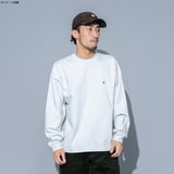 GYMPHLEX(ジムフレックス) 【24秋冬】CREW NECK LONG SLEEVE TEE(クルーネックL/S Tシャツ) #GY-C0389 HWJ スウェット･トレーナー･パーカー