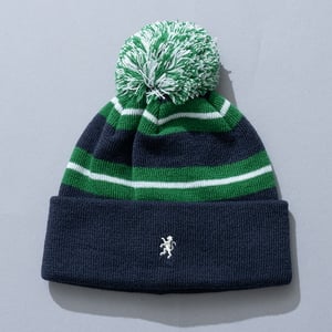 GYMPHLEX(ジムフレックス) ＫＮＩＴ ＷＡＴＣＨ ＣＡＰ（ニットウォッチ キャップ） フリー ＮＡＶＹ×ＧＲＥＥＮ ＳＴＲＩＰＥ #GY-H0317 ACW