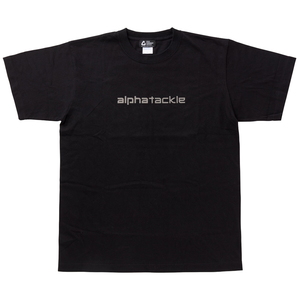 【送料無料】アルファタックル(alpha tackle) ＳＨＯＲＴ ＳＬＥＥＶＥ Ｔ-ＳＨＩＲＴショートスリーブＴシャツＴＹＰＥ-０２ Ｌ ＢＬＫ（ブラック）