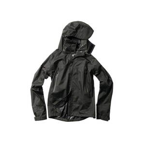 【送料無料】UOYA（ウオヤ） ＵＭＩ ＲＡＩＮ ＧＥＡＲ ３レイヤーレインジャケット Ｓ ブラック UM720