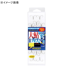 オーナー針 ワンデイパック大鮎秀尖フロロ３本錨 ９号 36368