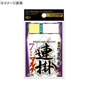 ささめ針(SASAME) ワカサギ連掛マルチ ０．８号 金 CZ218