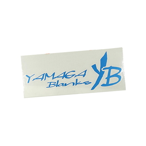 YAMAGA Blanks（ヤマガブランクス） Ｎｅｗ ＹＢカッティングステッカー 大 アイスブルー