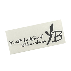 YAMAGA Blanks（ヤマガブランクス） Ｎｅｗ ＹＢカッティングステッカー 大 ガンブラック