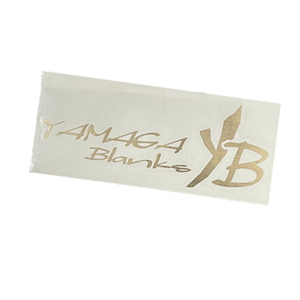 YAMAGA Blanks（ヤマガブランクス） Ｎｅｗ ＹＢカッティングステッカー 大 スクラッチゴールド