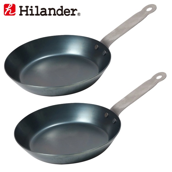 Hilander(ハイランダー) 焚き火フライパン(極厚1.4mm)【お得な2点セット】 HCA-002F｜アウトドア用品・釣り具通販はナチュラム