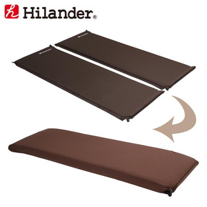 Hilander(ハイランダー) 2in1 インフレーターマット 最大10cm 【1年