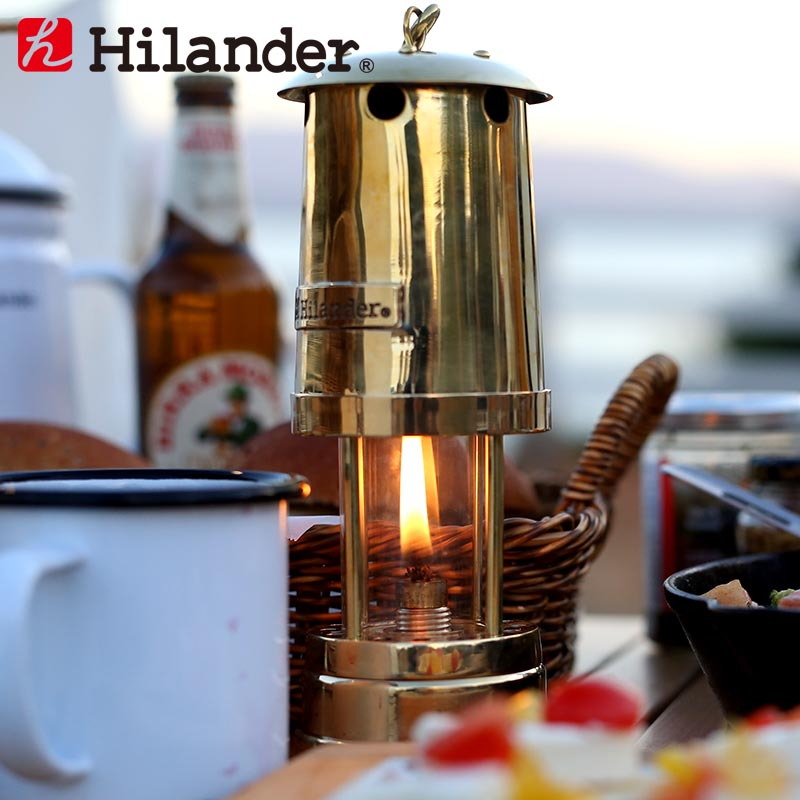 Hilander(ハイランダー) アンティーク マイナーランプ(真鍮) 【1年保証】 HCA038A｜アウトドア用品・釣り具通販はナチュラム
