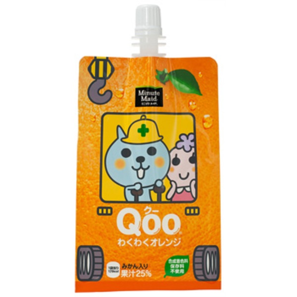 コカ･コーラ(Coca Cola) Qoo (クー) わくわくオレンジ 300ml ハンディパック 30個入り 1ケース 1549