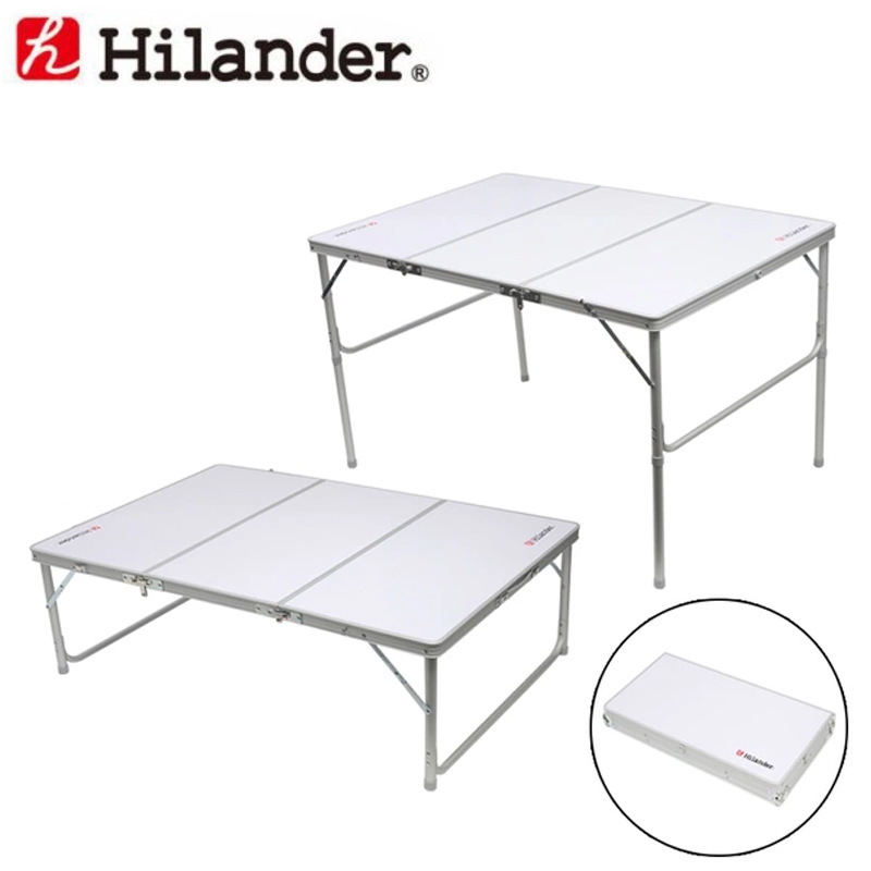 Hilander HCA0028 三つ折りキャンプテーブル 120×80 - テーブル 