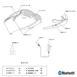 SAMURAI SHO(サムライ翔) VIBATY 骨伝導サングラス Bluetooth搭載 哀川