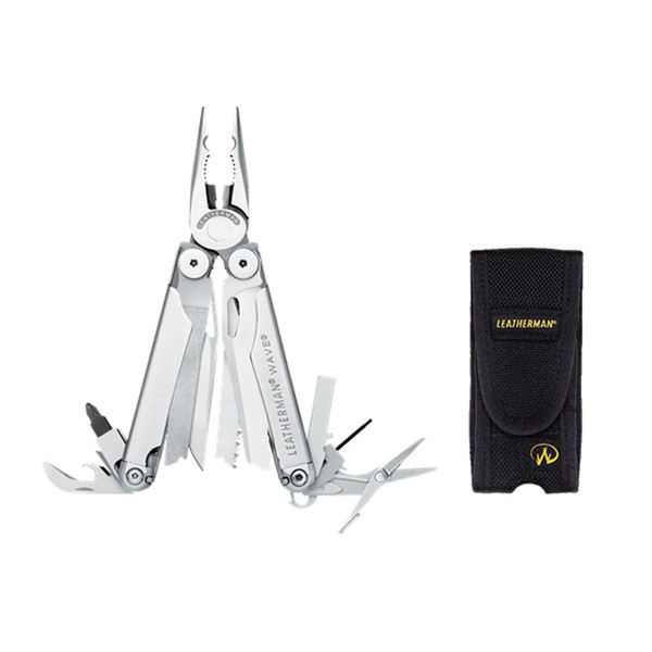 LEATHERMAN(レザーマン) WAVE ナイロンケース付【正規輸入代理店ハイマウント】 レザーマンプレミアムカード付 72925 プライヤーツール