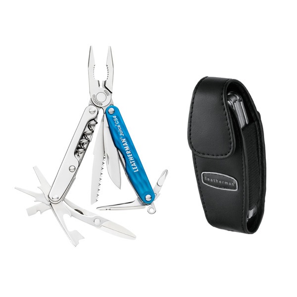 LEATHERMAN(レザーマン) JUICE CS4 レザーケース付(正規輸入代理店ハイマウント)レザーマンプレミアムカード付 72144+72254 プライヤーツール