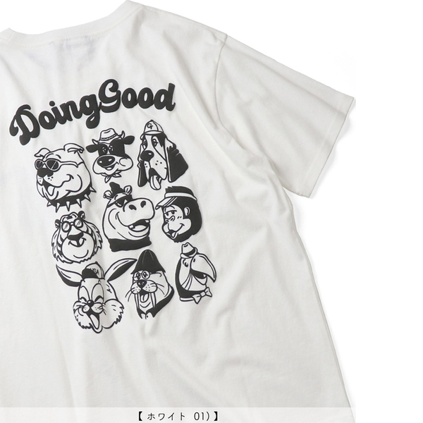 gym master(ジムマスター) 6.2oz起毛天竺Doing Good Tee G333739｜アウトドアファッション・ギアの通販はナチュラム