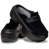 CROCS(クロックス) 【24秋冬】STOMP HIGH SHINE LOAFER(ストンプ ハイシャイン ローファー) 210659 ストラップサンダル(レディース)