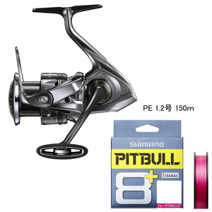 【送料無料】シマノ(SHIMANO) ２４ ツインパワー Ｃ３０００ＸＧ＋ＰＩＴＢＵＬＬ（ピットブル） ８＋ １５０ｍ【お得な２点セット】 １．２号 046826+694362