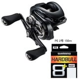 シマノ(SHIMANO) 24 メタニウム DC 70HG 右巻き+ハードブル 8+ 150m【リール&ラインセット】 046628+115911 遠心ブレーキタイプ