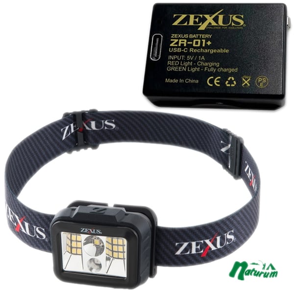 ZEXUS(ゼクサス) ZX-190 最大560ルーメン+ZEXUS専用バッテリー ZR-01+【お得な2点セット】   釣り用ライト