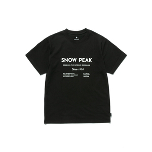 スノーピーク(snow peak) 【24秋冬】SP Typography T-Shirt TS-24AU101