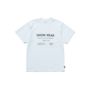 スノーピーク(snow peak) 【24秋冬】SP Typography T-Shirt TS-24AU101