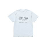 スノーピーク(snow peak) 【24秋冬】SP Typography T-Shirt TS-24AU101 半袖Tシャツ(メンズ)