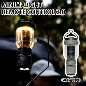 50/50 WORKSHOP(5050 ワークショップ) ＭＩＮＩＭＡＬＩＧＨＴ ＲＥＭＯＴＥ ＣＯＮＴＲＯＬ ２．０ ミニマライトリモートコントロール ＧＲＡＹ ＴＯＰＯ TR8-5WS-4032