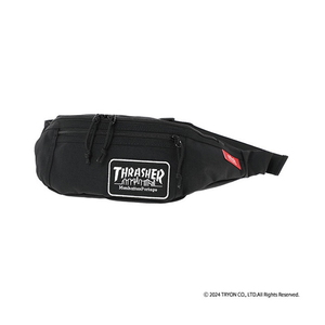 【送料無料】Manhattan Portage（マンハッタンポーテージ） Ａｌｌｅｙｃａｔ Ｗａｉｓｔ Ｂａｇ Ｅｍｂｒｏｉｄｅｒｅｄ Ｐａｔｃｈ ＴＨＲＡＳＨＥＲ ＸＳ Ｂｌａｃｋ（１０００） MP1101EPTHRASHER