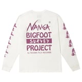 ナンガ(NANGA) ビッグフット サーベイ プロジェクト ロゴ ロングスリーブ ティー N0003115 長袖Tシャツ(メンズ)