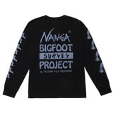 ナンガ(NANGA) ビッグフット サーベイ プロジェクト ロゴ ロングスリーブ ティー N0003119 長袖Tシャツ(メンズ)