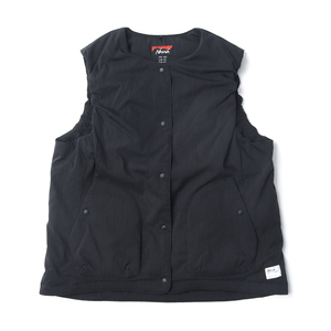 【２４秋冬】ＨＩＮＯＣ　ＲＩＰＳＴＯＰ　ＩＮＮＥＲ　ＤＯＷＮ　ＶＥＳＴ　Ｗ ＷＭ ＢＬＫ