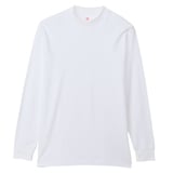 Hanes(ヘインズ) 【24秋冬】CREW NECK L/S HM4A204-010 長袖Tシャツ(メンズ)