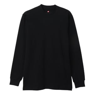 Hanes(ヘインズ) 【24秋冬】CREW NECK L/S HM4A204-090