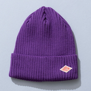 【送料無料】DANTON(ダントン) ＷＯＯＬ ＲＩＢ ＫＮＩＴ ＢＥＡＮＩＥ（リブニットキャップ） フリー ＰＵＲＰＬＥ #DT-H0234 BLG