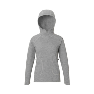 【送料無料】アクシーズクイン（AXESQUIN） 【２４秋冬】Ｗｏｍｅｎ'ｓ Ｍｅｒｉｎｏ Ｗｏｏｌ Ｈｏｏｄｉｅ Ｓ ライトグレイ 011089