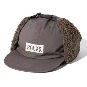 POLeR(ポーラー) 【24秋冬】COTTON BOA FLAP CAP 243MCV0092-GRY