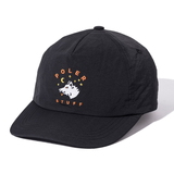 POLeR(ポーラー) 【24秋冬】NYLON EMB CAP 243MCV0105-BLK キャップ