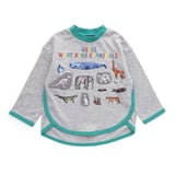 BITZ(ビッツ) 【24秋冬】(知育)骨格プリント仕掛け長袖Tシャツ B406084 長袖シャツ(ジュニア/キッズ/ベビー)