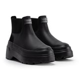 HUNTER (ハンター) 【24秋冬】REFINED EXPLORER PULL ON LEATHER BOOT UFS8002LEA-BLK ブーツ･長靴 ショート(レディース)